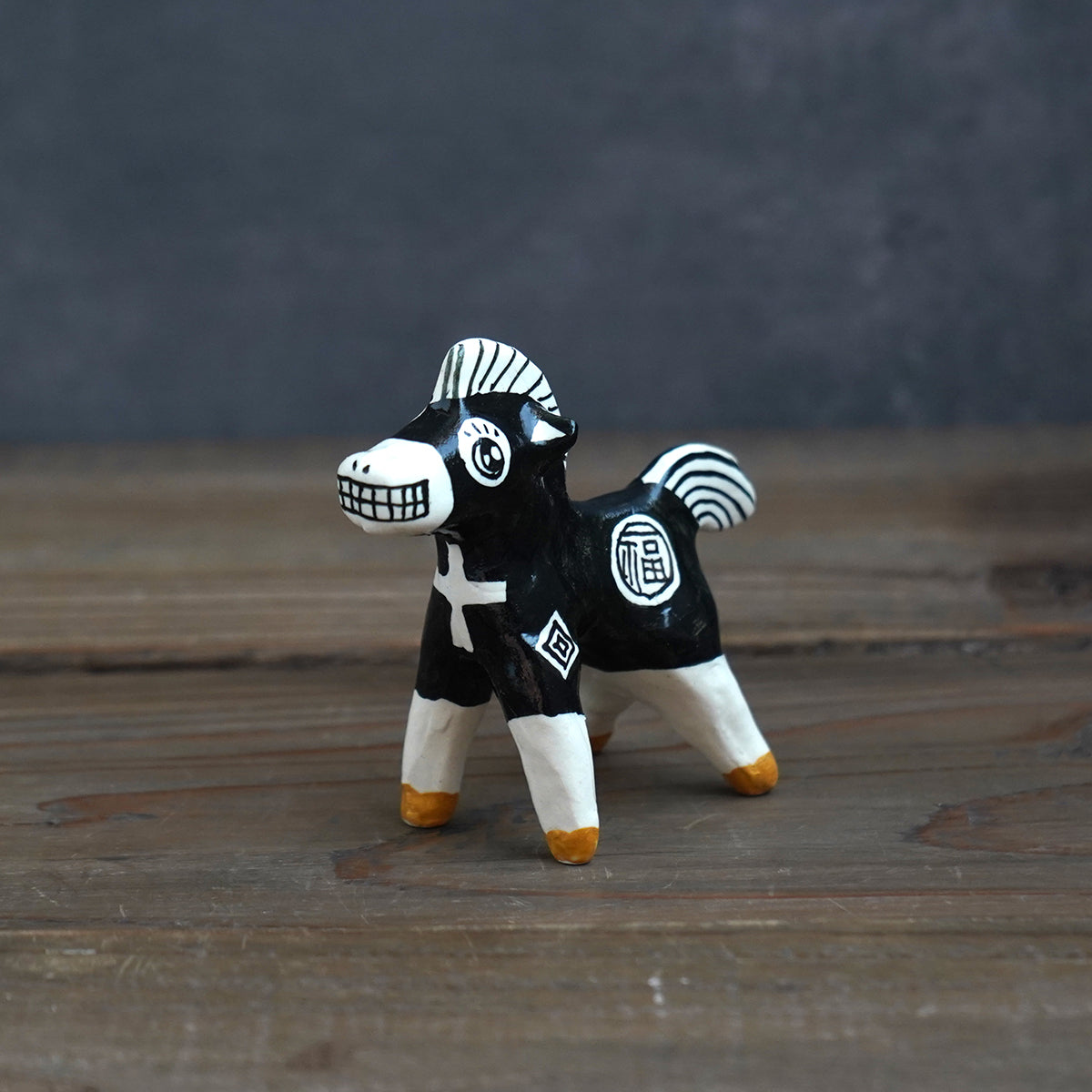 干支フィギア【午】ウマジャロウ 黒 福