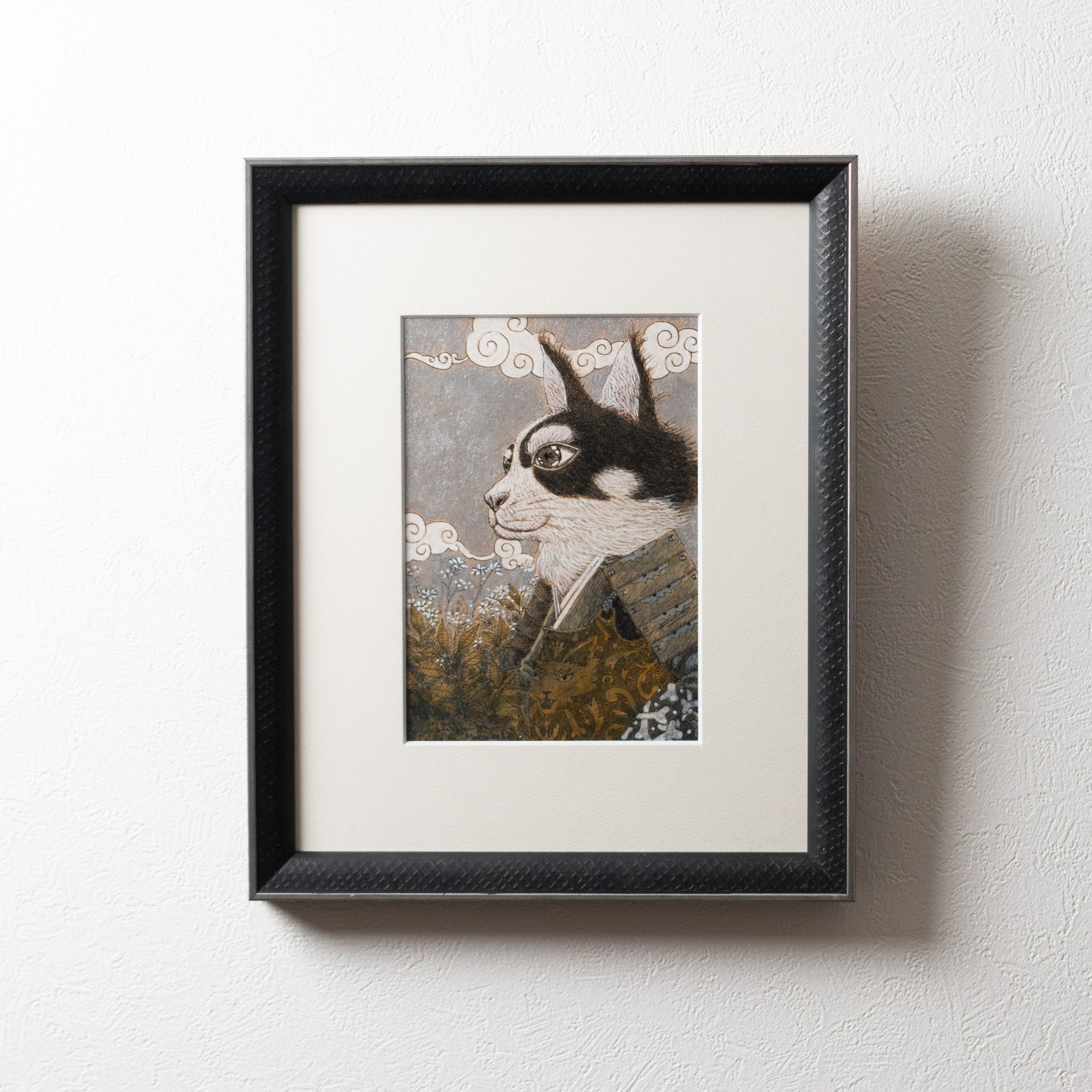 原画 1点限り】 山口祥治作 絵画 「犬武者」 – 喜鶴製陶