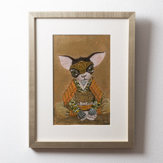 【原画 1点限り】 山口祥治作 絵画 「犬山治和座右衛門」