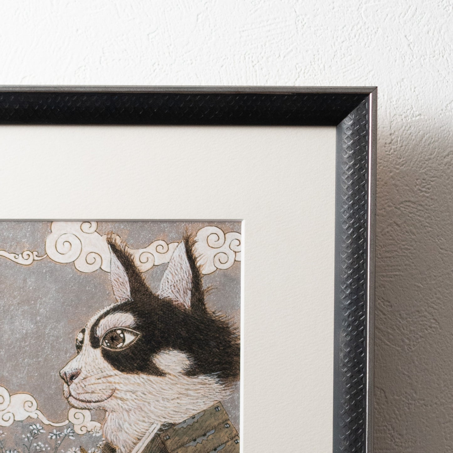 【原画 1点限り】 山口祥治作 絵画 「犬武者」